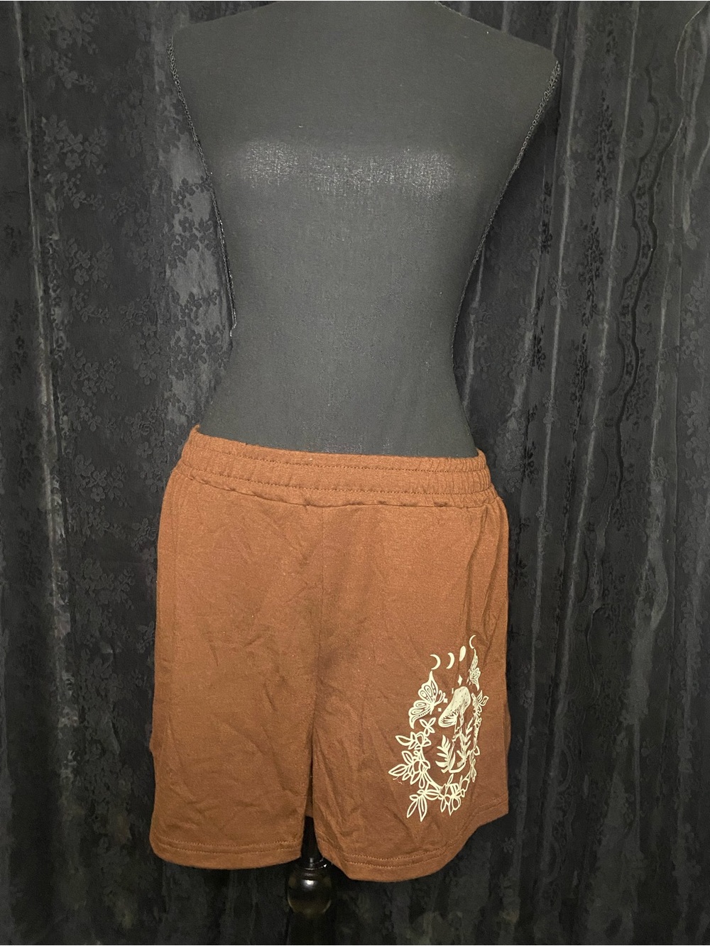 Hippie Indie Boho Mushroom Shorts